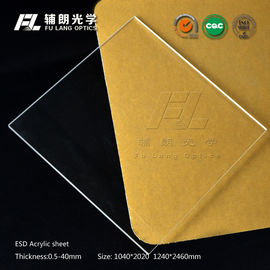 Chine Feuille acrylique d'ESD de plexiglass léger, résistance aux chocs acrylique de feuille de PVC fournisseur